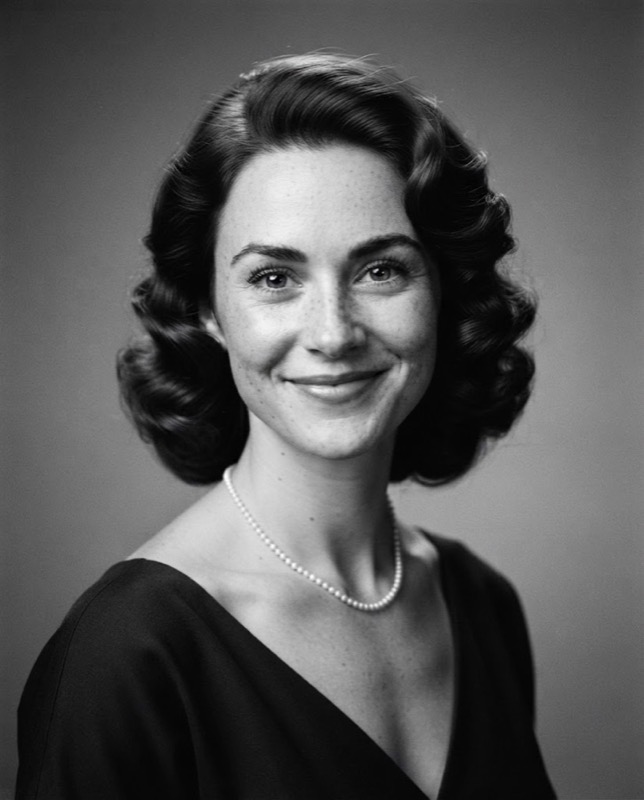 Example result: 1950s Hollywood portrait
