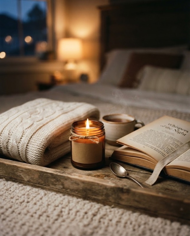 Example result: Cozy candle scene