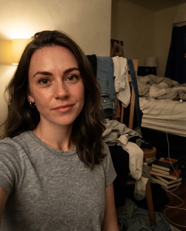 Example result: Fix blur and grain