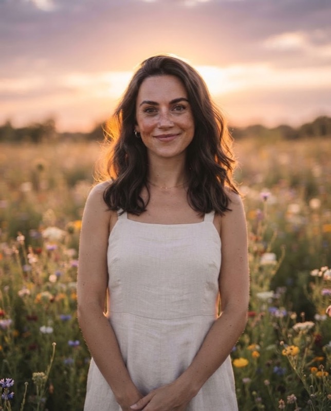 Example result: Sunset flower field