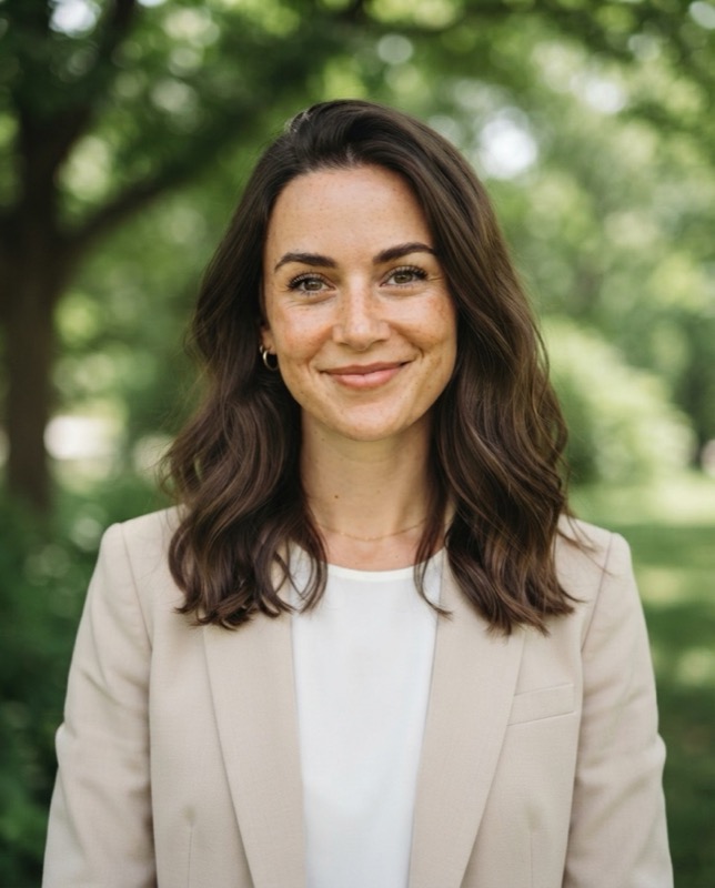 Example result: Outdoor headshot