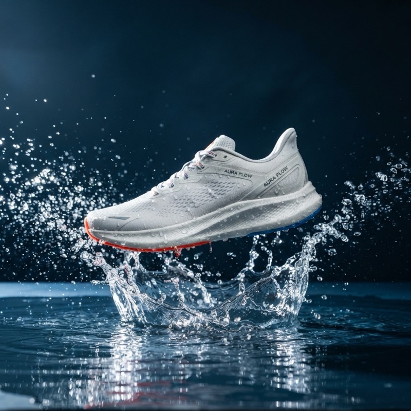 Example result: Sneaker water splash