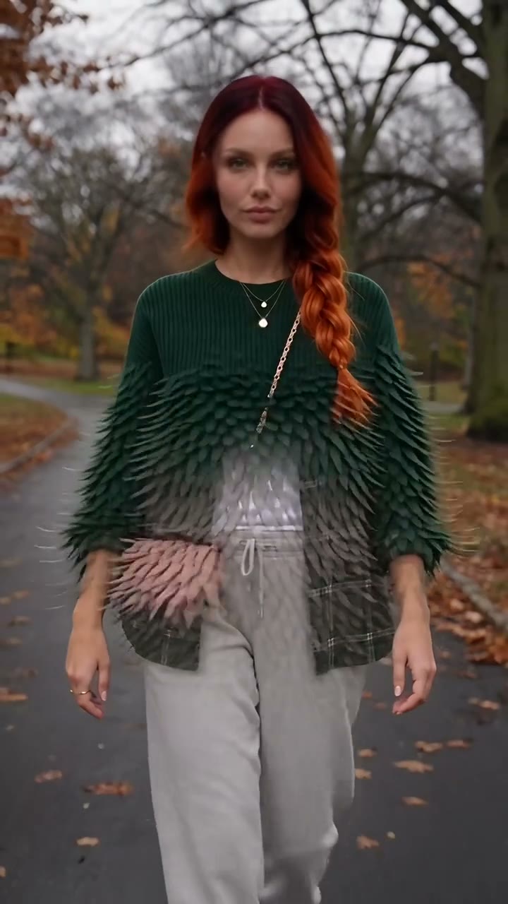 Walk Outfit Change AI Video Prompt: This Is My Ex