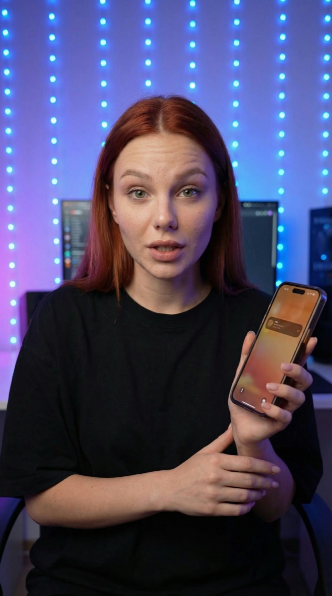 Example result: Showing a phone screen to camera